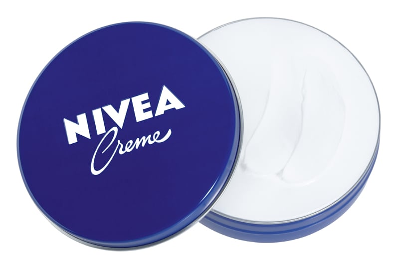 Model Natalie Salamunec told us that her secret to great skin is actually Nivea Creme. "It's the Nivea Creme, the really thick, hard-tub cream. It's a remedy from my mom. I take my makeup off with the cream, then I use an exfoliator, and then I put on more cream," she explained. "It really works!"