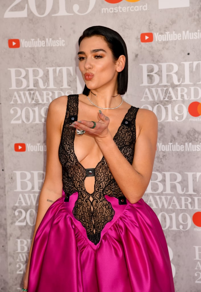 Dua Lipa's Christopher Kane Dress at the 2019 Brit Awards