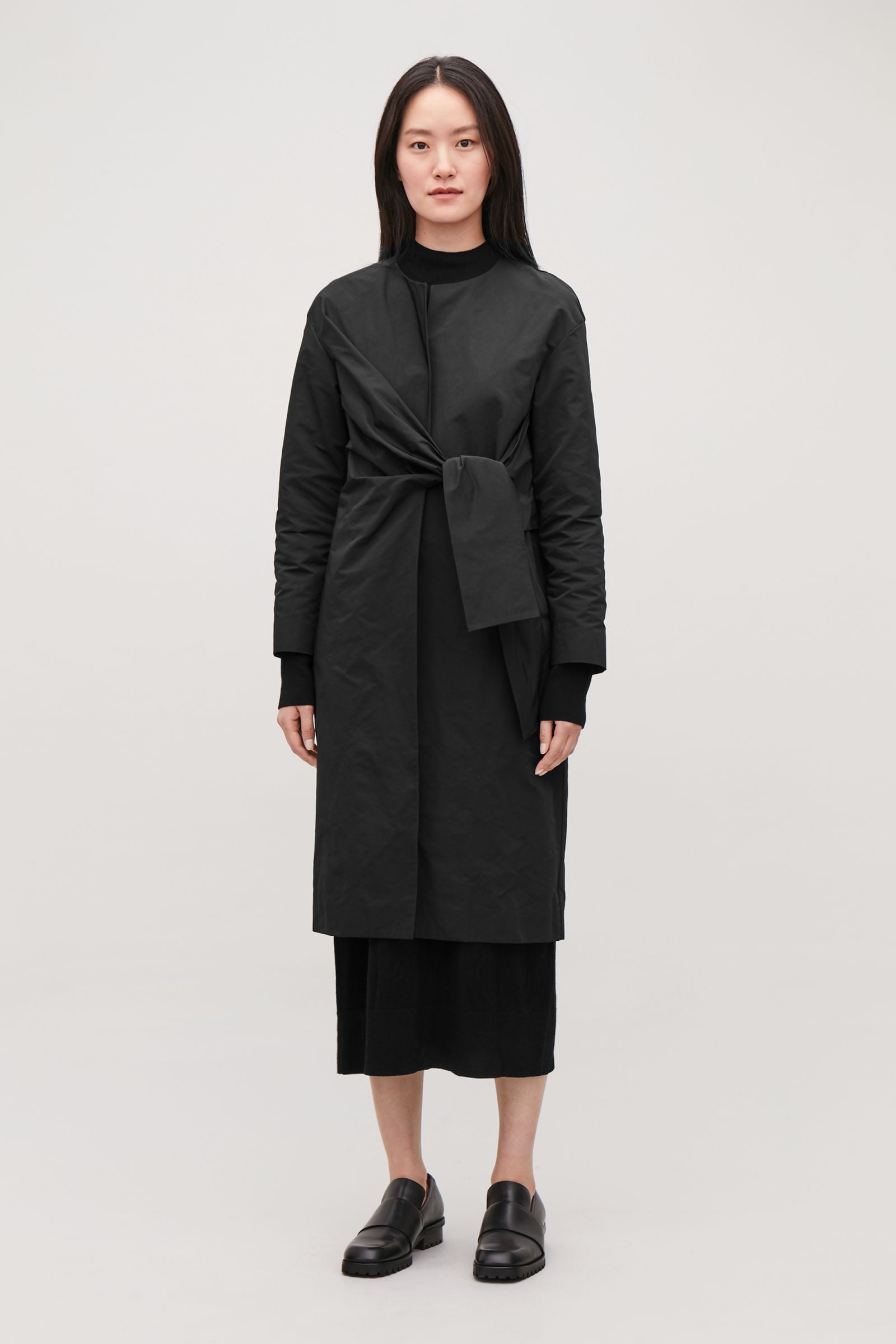 Cos Long Blazer With Tie Front 8 Jacket Trends That Just Turned