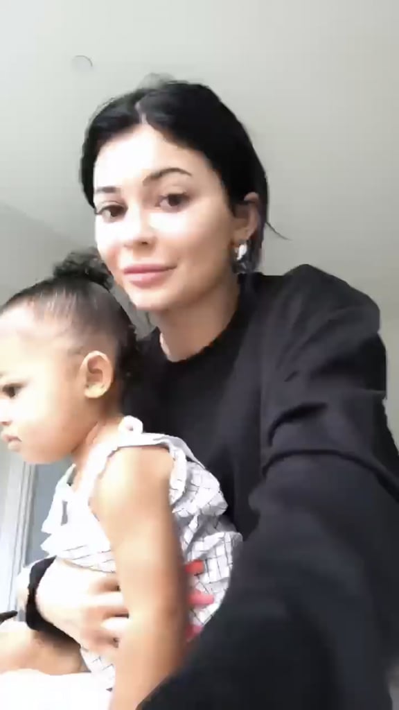 Kylie Jenner Does Stormi's Hair