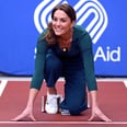 Kate Middleton Sprints in $50 Ribbon Sneakers and Zara Pants, Like She Can