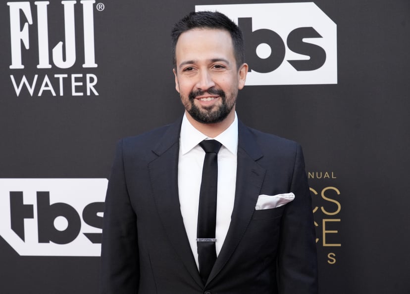LOS ANGELES, CALIFORNIA - MARCH 13: Lin-Manuel Miranda attends the 27th Annual Critics Choice Awards at Fairmont Century Plaza on March 13, 2022 in Los Angeles, California. (Photo by Jeff Kravitz/FilmMagic)