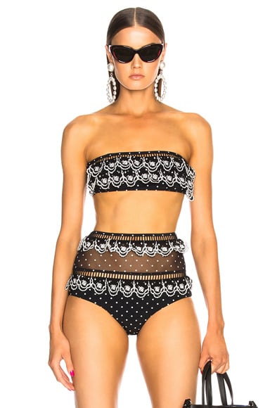 Zimmermann Jaya Scallop Bandeau Top