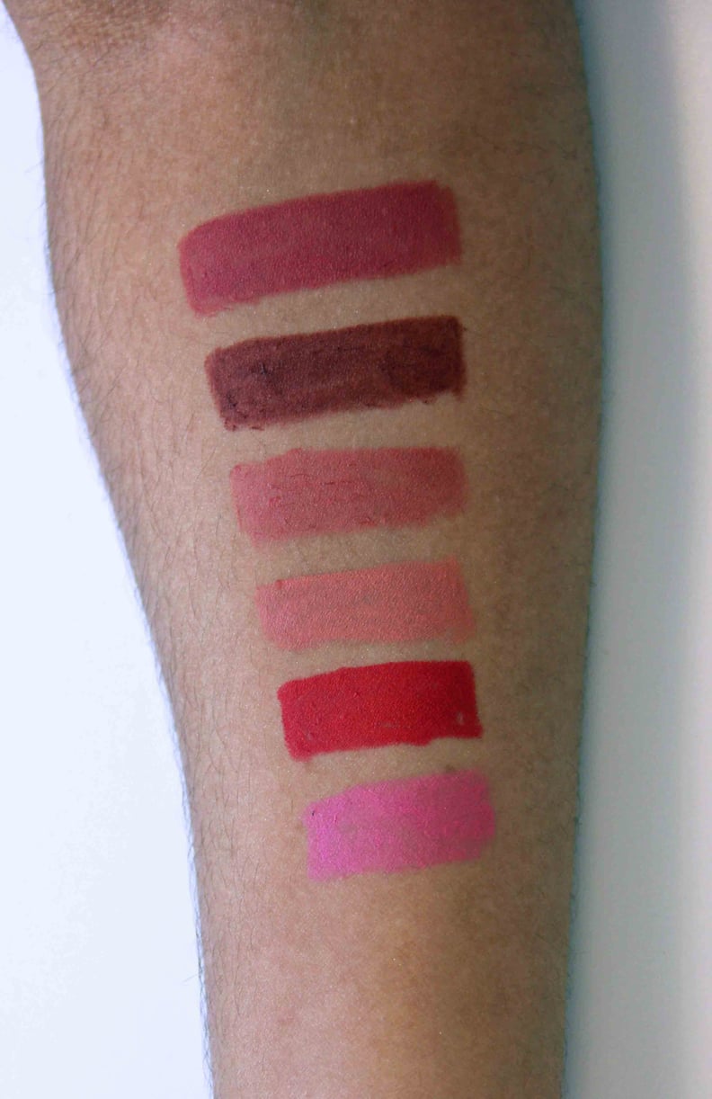Kardashian Beauty Mirror Matte Lip Crayons Swatched on Medium to Dark Skin