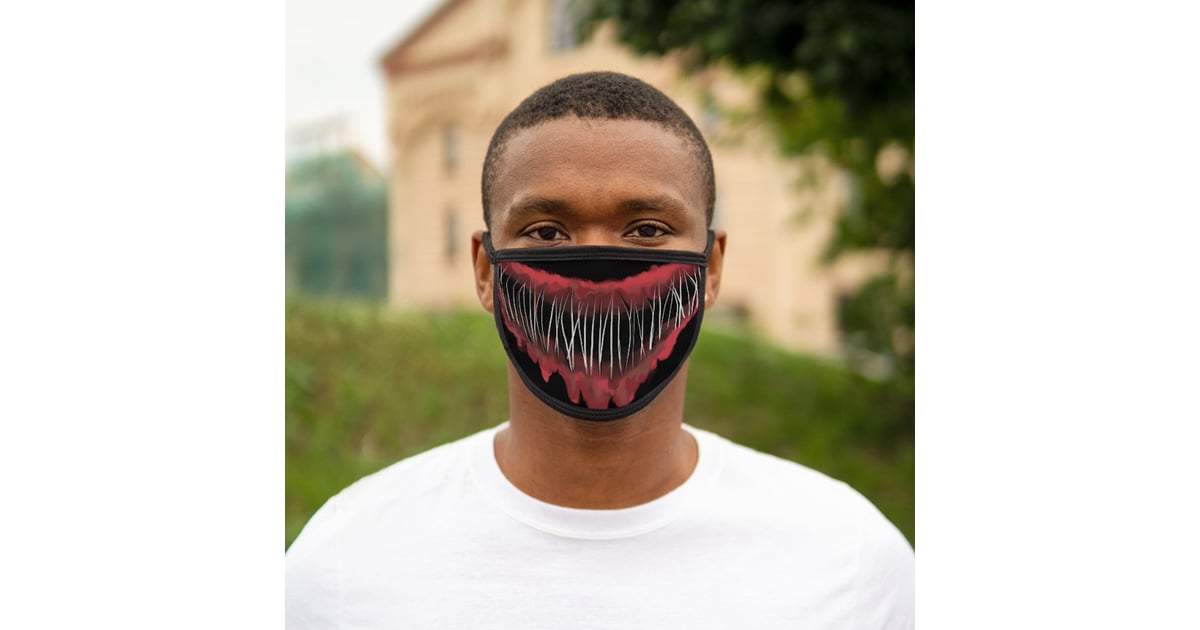 Scary Stitched Mouth Face Mask Halloween Costumes With Face Masks