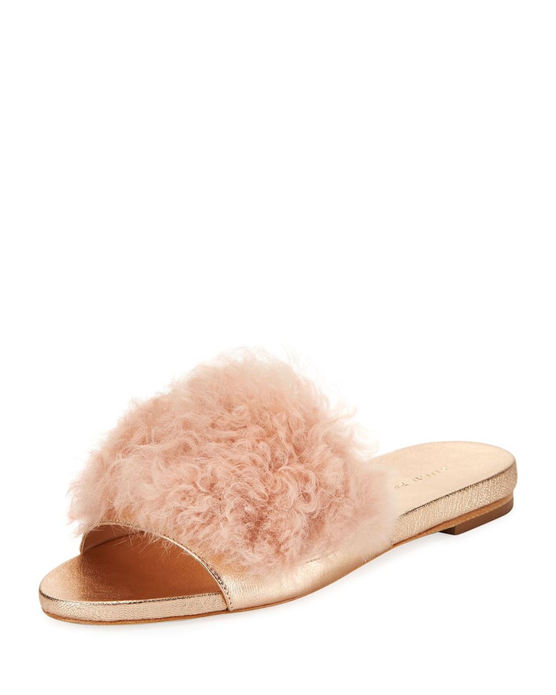 Loeffler Randall Shearling Slides