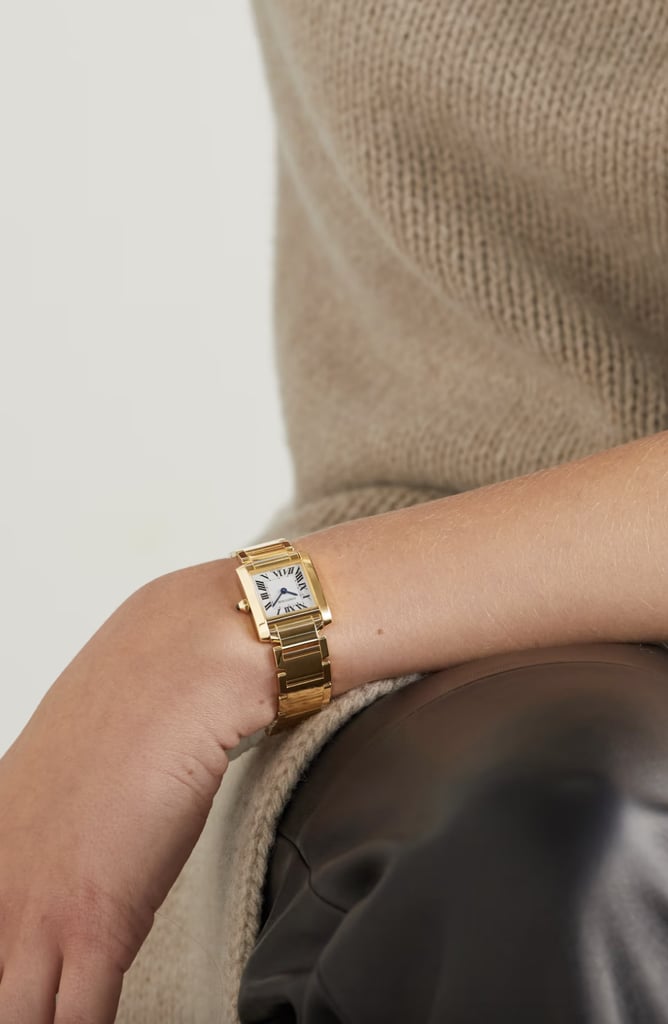 Cartier Tank Française Gold Watch