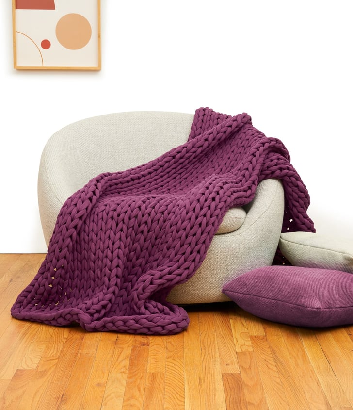 Bearaby Cotton Napper in Evening Eggplant Bearaby Weighted Blanket