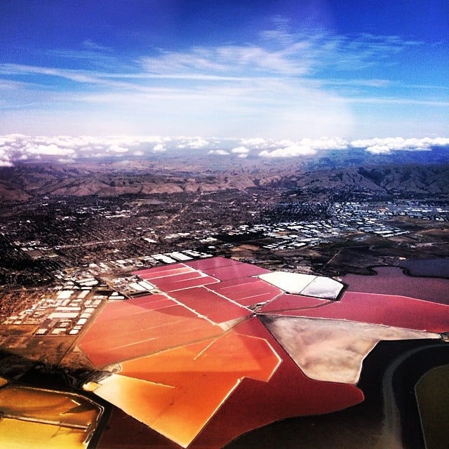 Jared showed off the "view of Silicon Valley from my plane." 
Source: Instagram user jaredleto