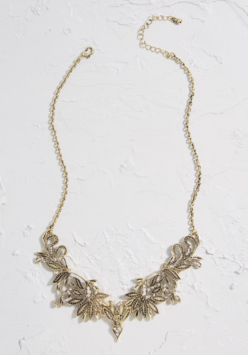 Easily Emboldened Floral Necklace