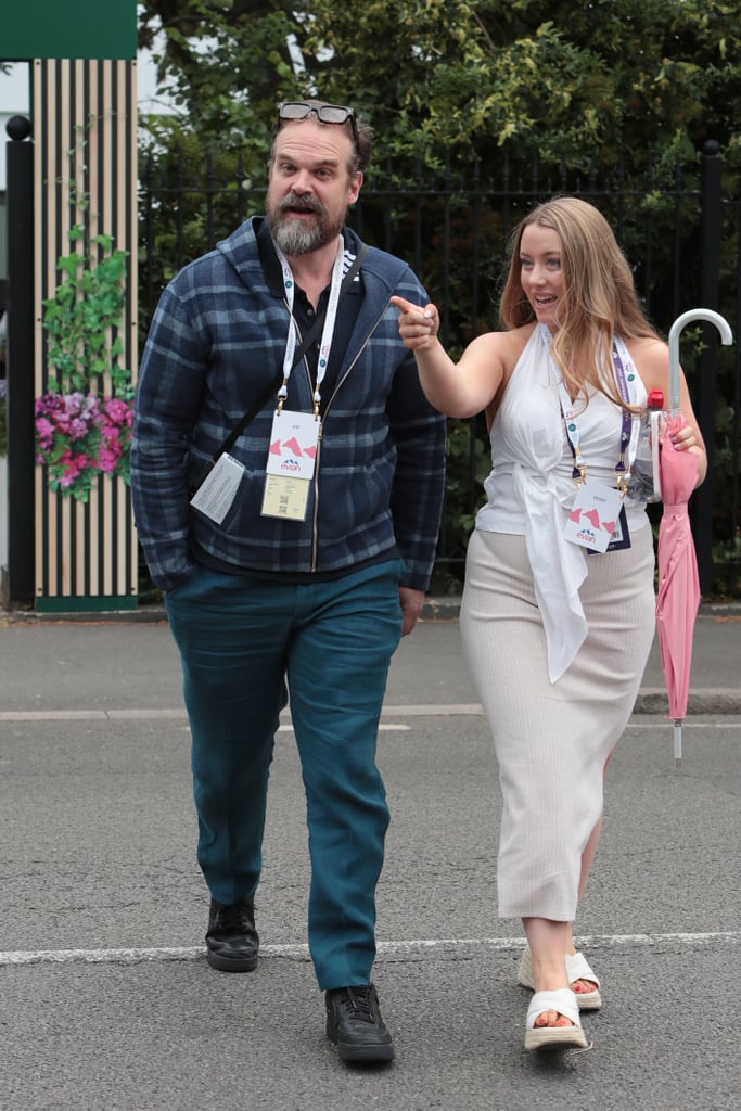 David Harbour at Wimbledon 2023