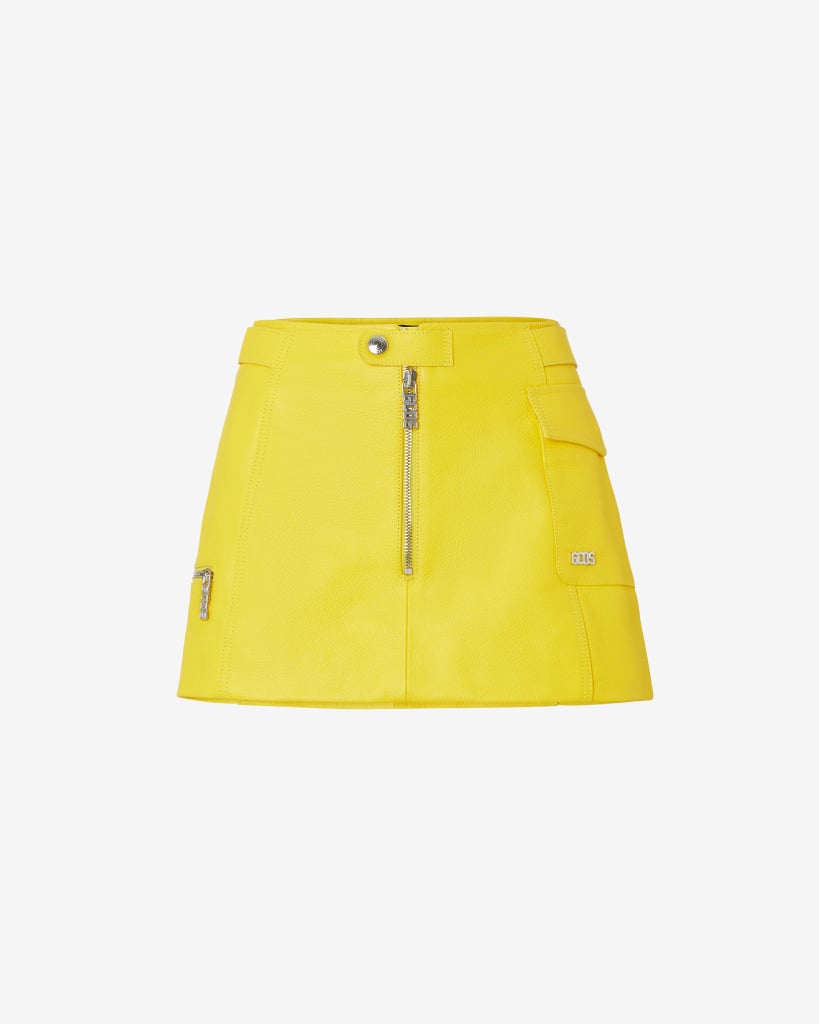 GCDS SpongeBob Leather Mini Skirt