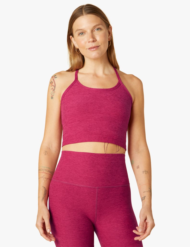 Beyond Yoga Women's Hot Pink Built In Sports Bra Activewear Tank