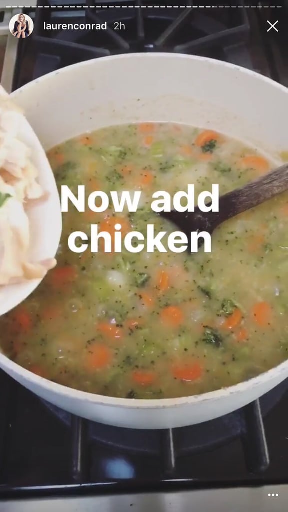 Lauren Conrad Chicken Pot Pie Recipe on Instagram