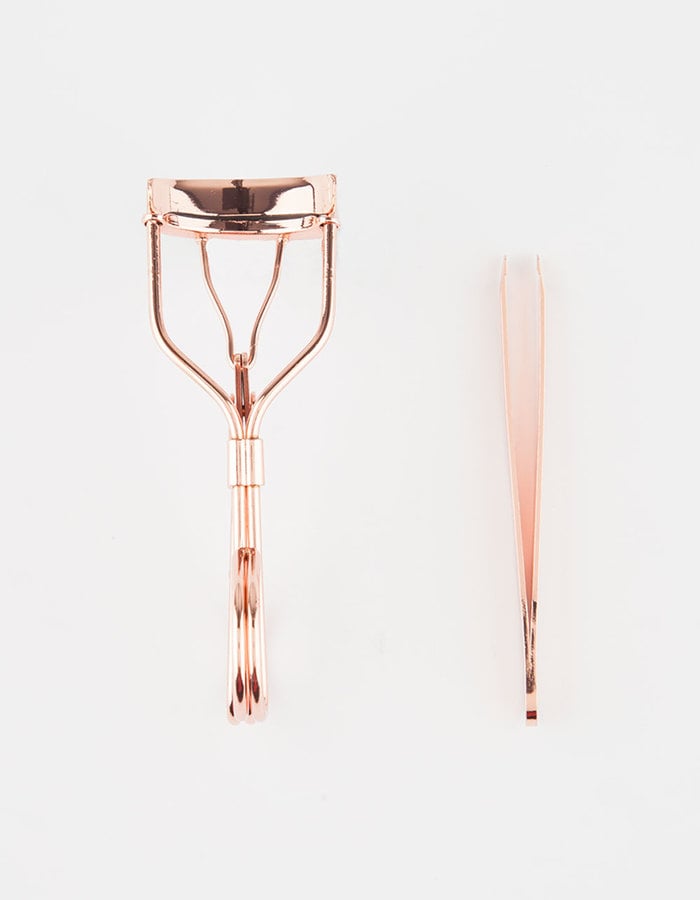 Eyelash Curler and Tweezer Set