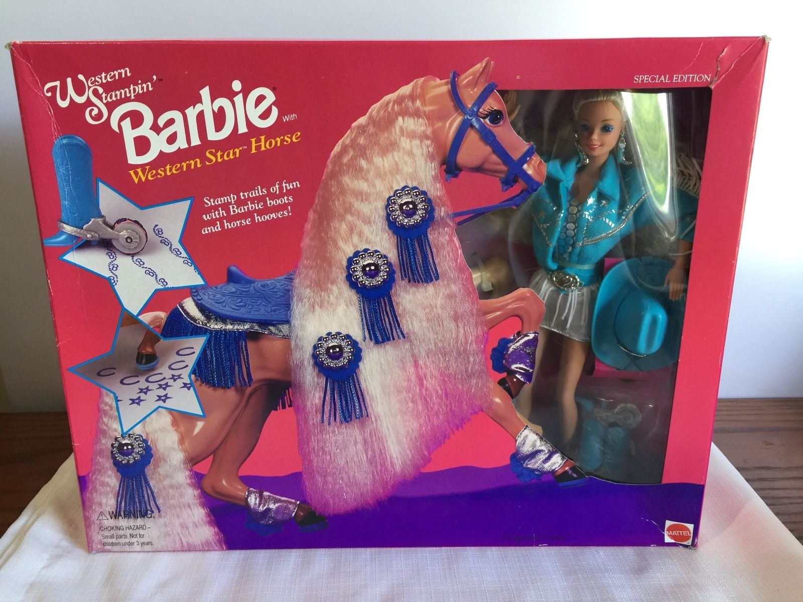 barbie western star horse