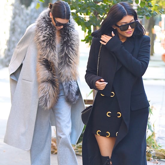 Kendall and Kylie Jenner Wearing Coats