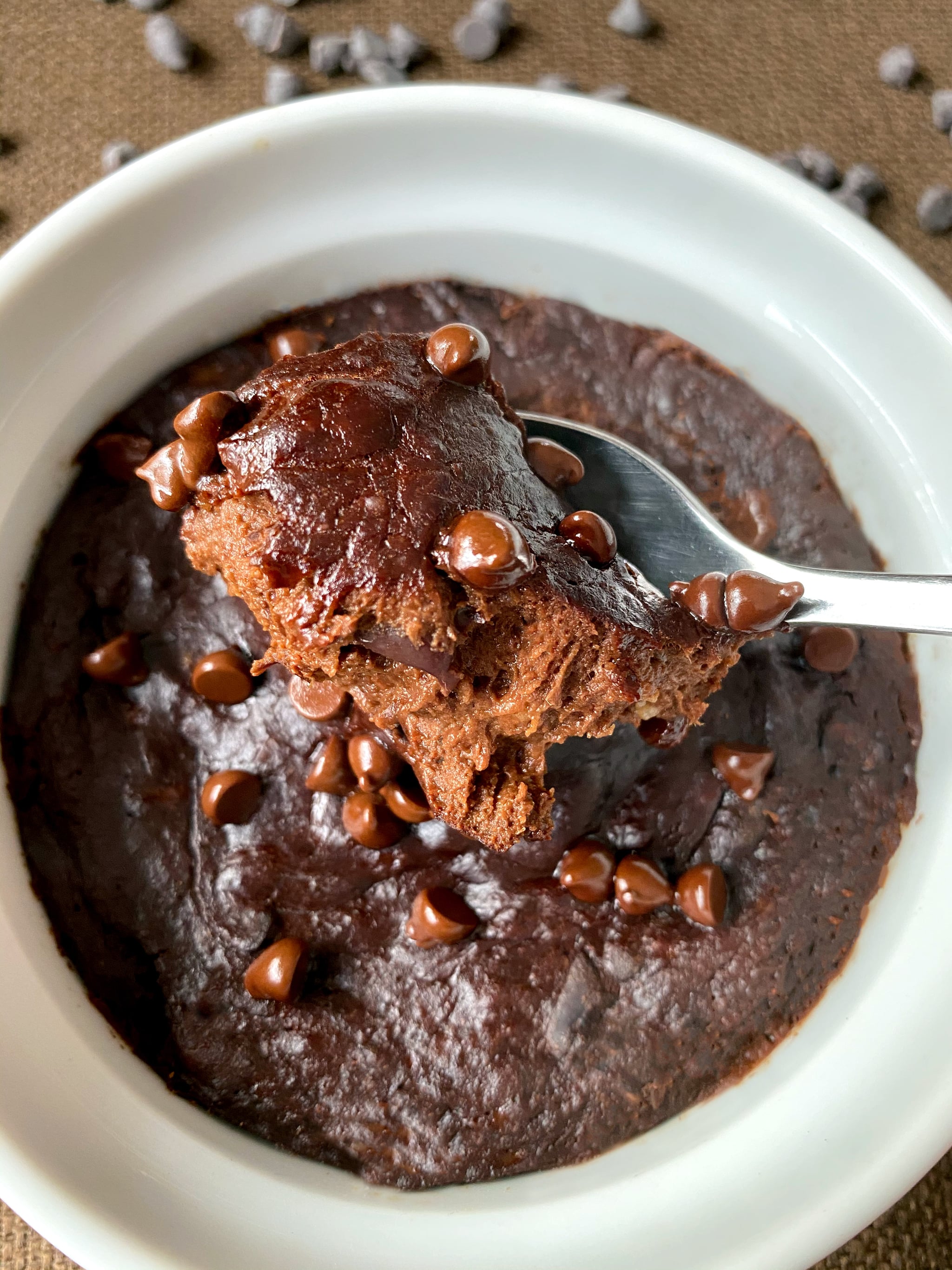 1-Minute Flourless Chocolate Mug Cake - Ditch the Wheat