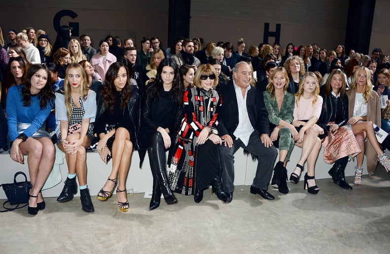And When She's Not Walking, She's Sitting Front Row With Anna Wintour