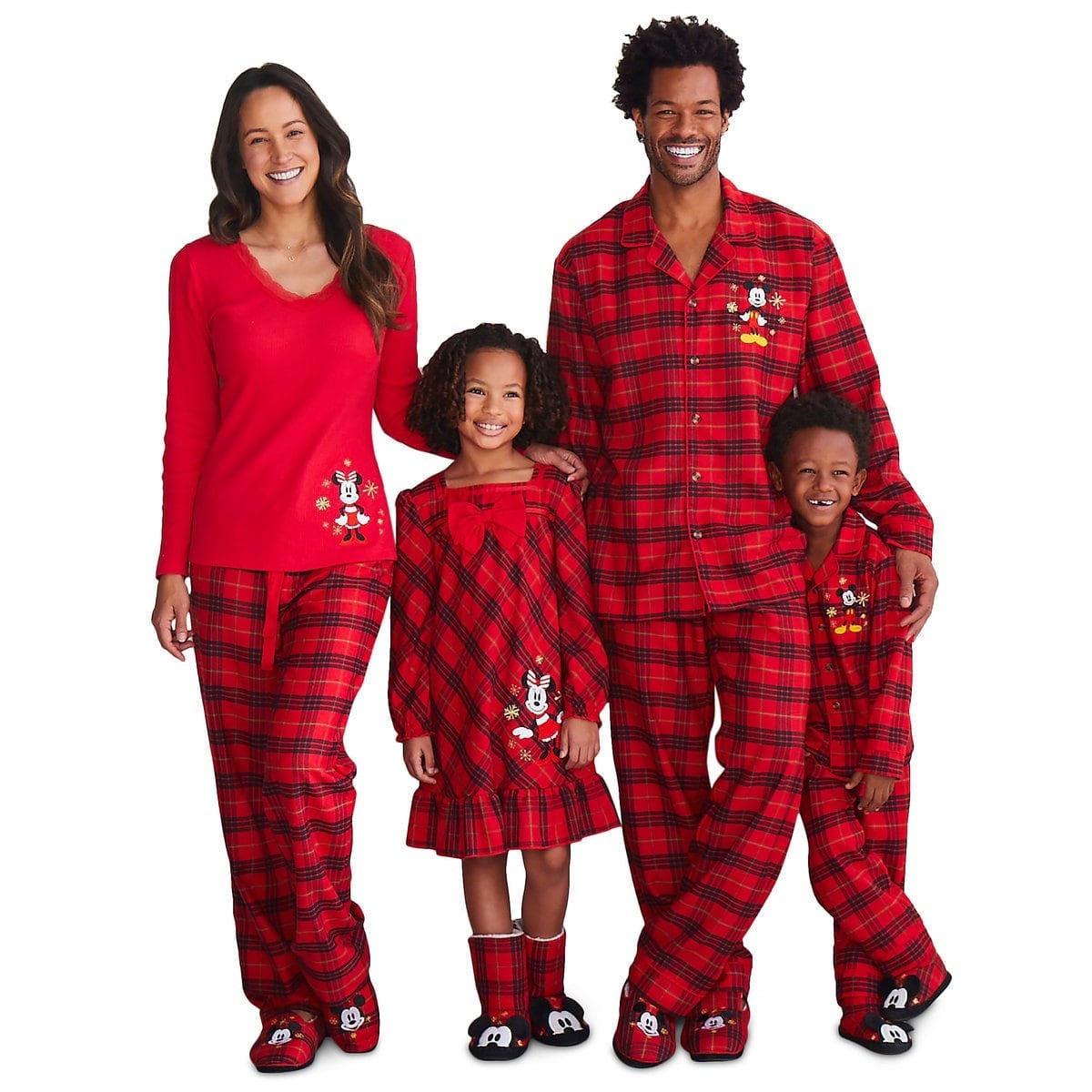 Sleepwear & Robes Mens XL Red Mickey Mouse Pajamas PajamaGram Matching ...