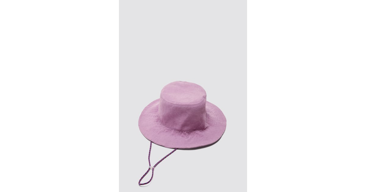 Zara Drawstring Bucket Hat The Best Summer Colors to Wear to Boost