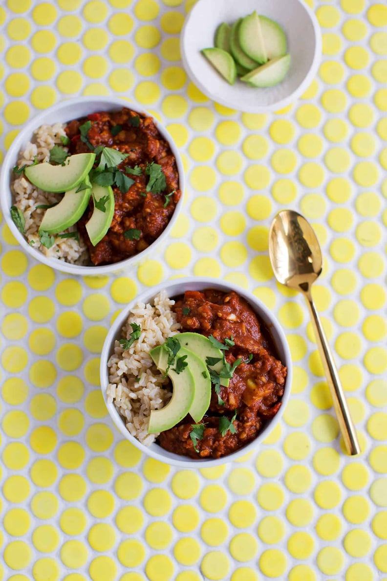 High-Protein Vegetarian Chili