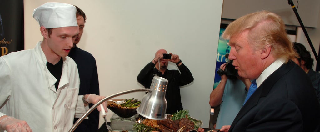 Donald Trump Served Steak and Ketchup in Saudi Arabia