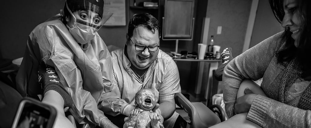 Rainbow Baby Dad's Reaction to Catching His Son