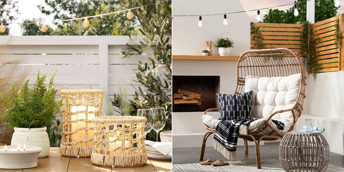 Threshold hotsell wicker chair