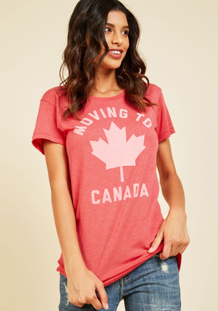 Moving to Canada TShirt CanadaThemed Gift Guide POPSUGAR Smart