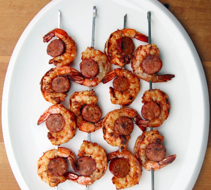 Shrimp and Chorizo Skewers