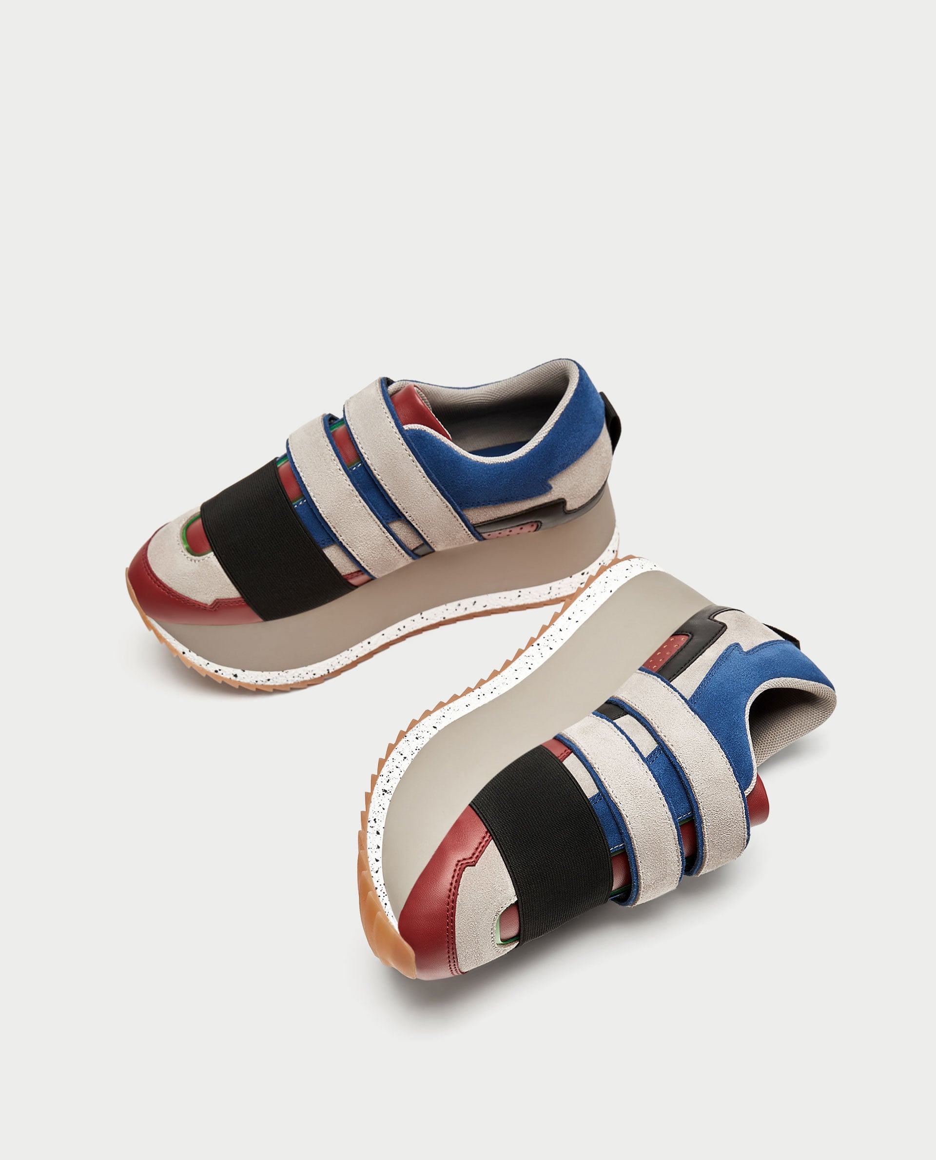 Zara Multicolored Platform Sneakers Tracee Ellis Ross's Men's Sneakers Are Awesome Sold Everywhere | POPSUGAR Fashion Photo 11