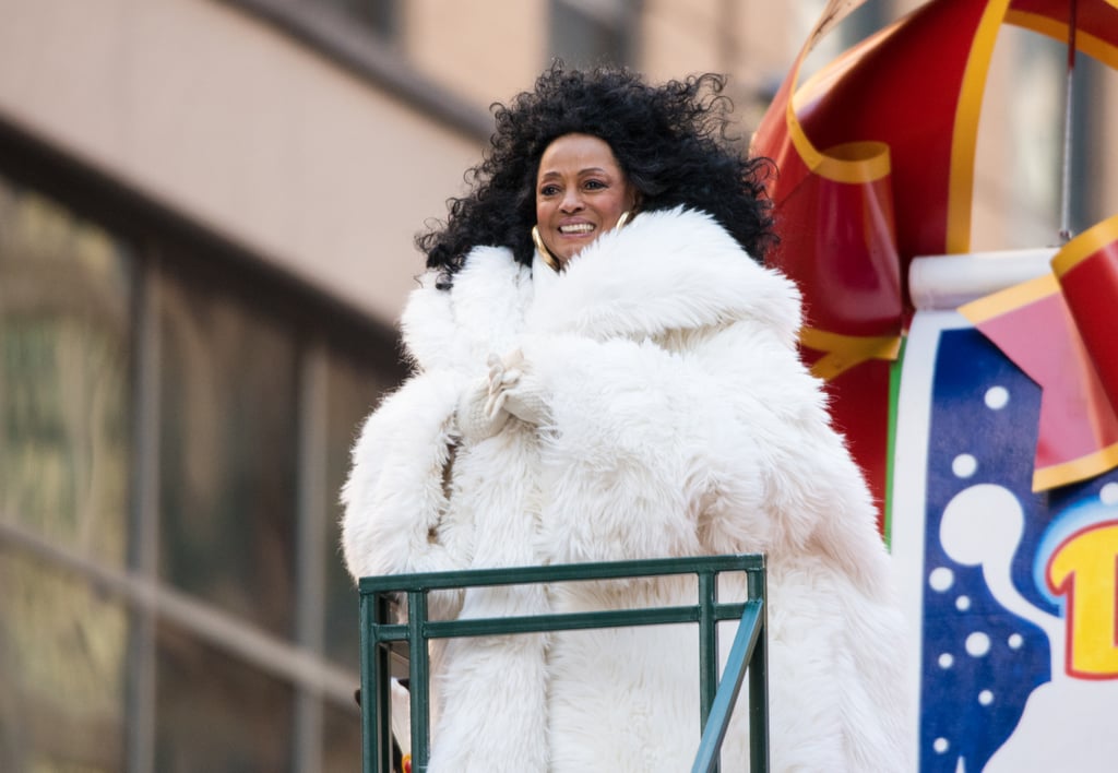 Diana Ross and Family at the Macy's Thanksgiving Parade 2018