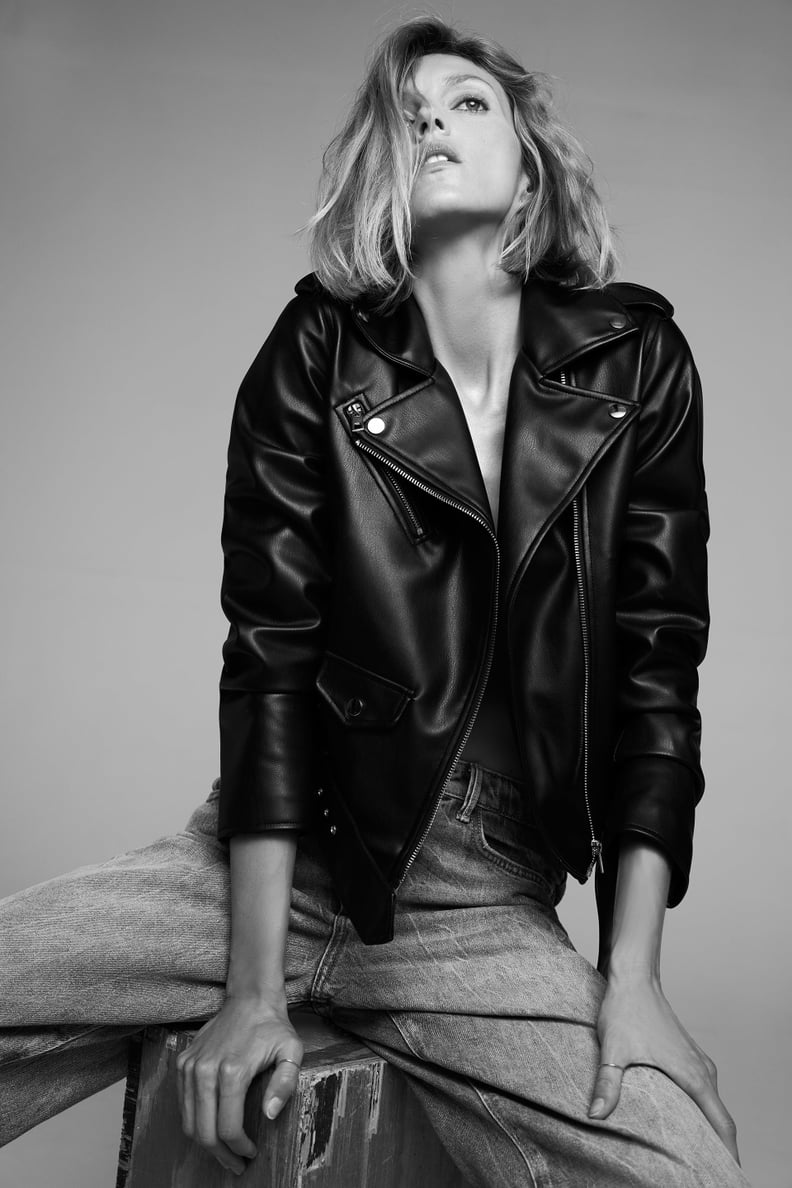 A Quality Layering Piece: Zara Faux Leather Jacket