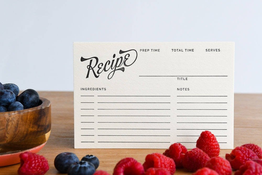 Recipe Cards