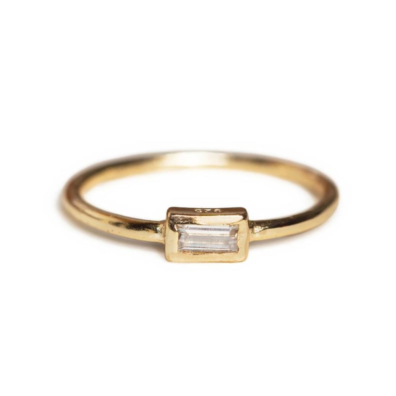 Amyo Jewelry Baguette Bezel Ring