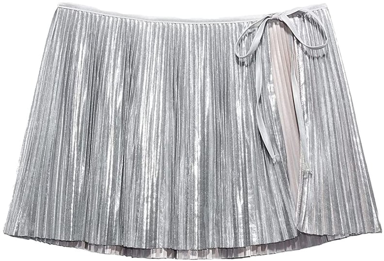 Savage X Fenty Pleated Lamé Skirt