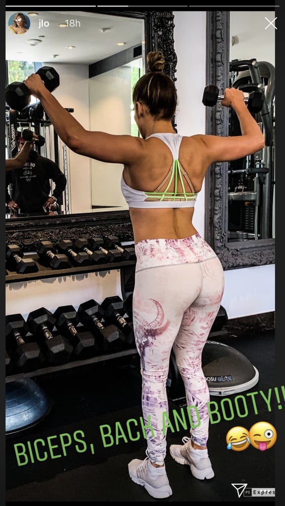 J Lo's Biceps, Back, and Booty