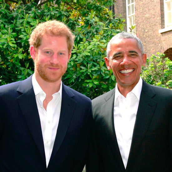 Prince Harry and Barack Obama at Kensington Palace May 2017