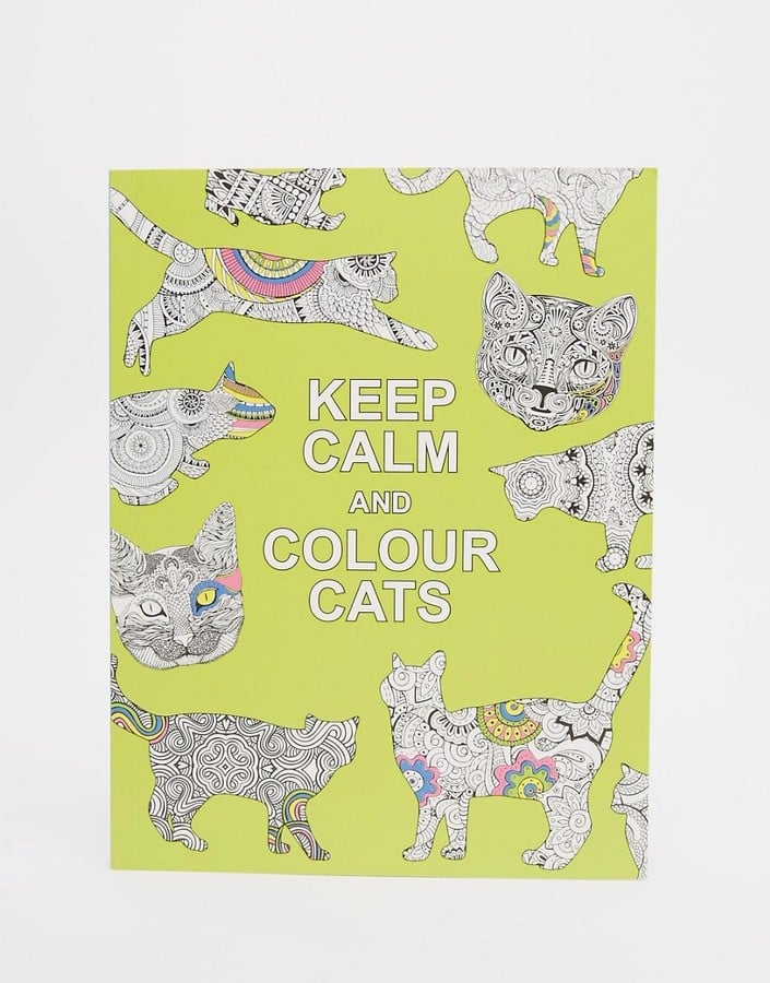 Books Keep Calm & Color Cats Colouring Book ($8)