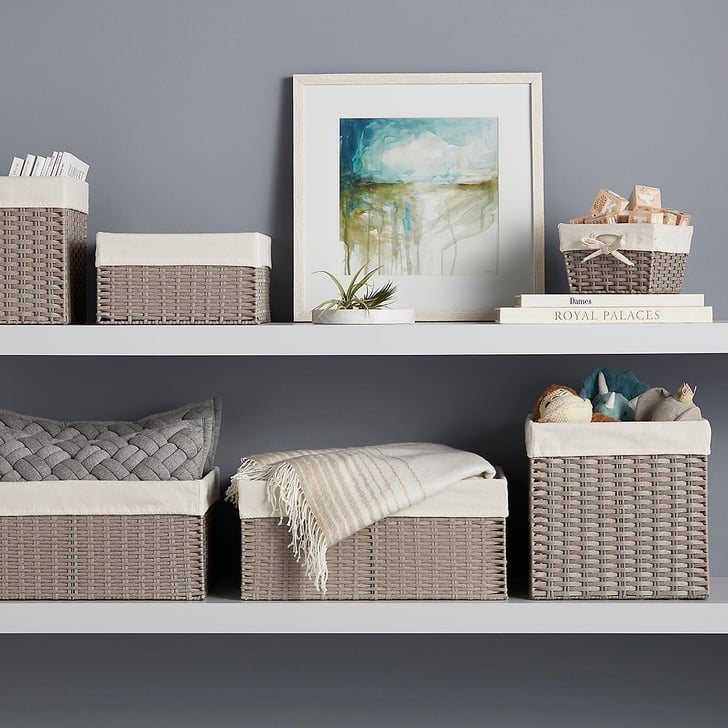 Grey Montauk Woven Rectangular Storage Bin Shop the Kids Products