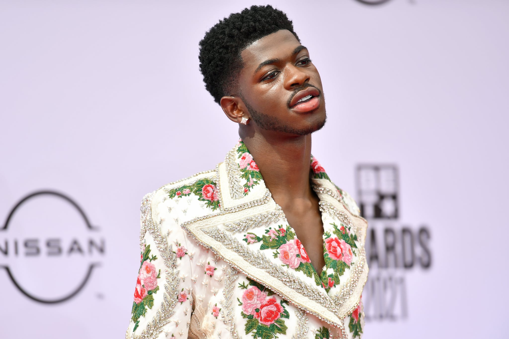 LOS ANGELES, CALIFORNIA - JUNE 27: Lil Nas X attends the BET Awards 2021 at Microsoft Theatre on June 27, 2021 in Los Angeles, California. (Photo by Paras Griffin/Getty Images for BET)