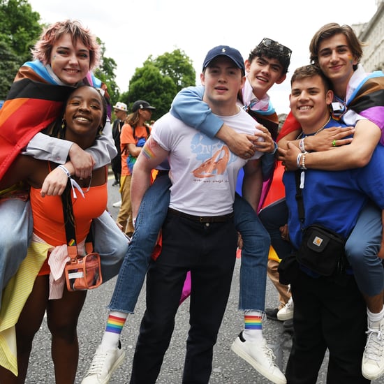 Photos of the "Heartstopper" Cast at London's Pride March