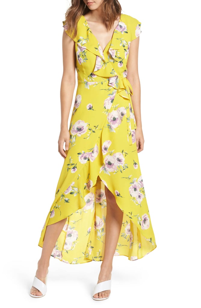 Leith Ruffle Wrap Maxi Dress