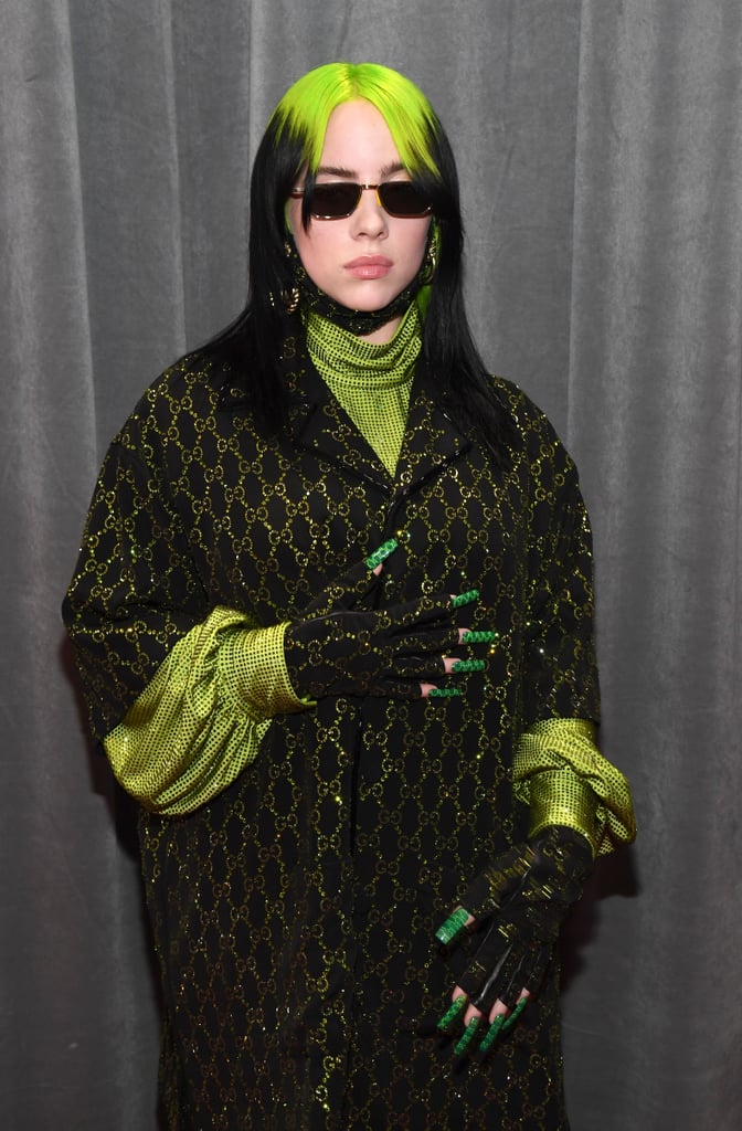 Billie Eilish Gucci Nail Art at the Grammys 2020