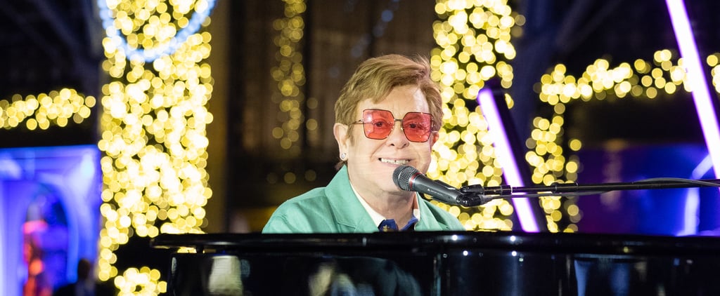 Elton John Performs at Saks Fifth Avenue