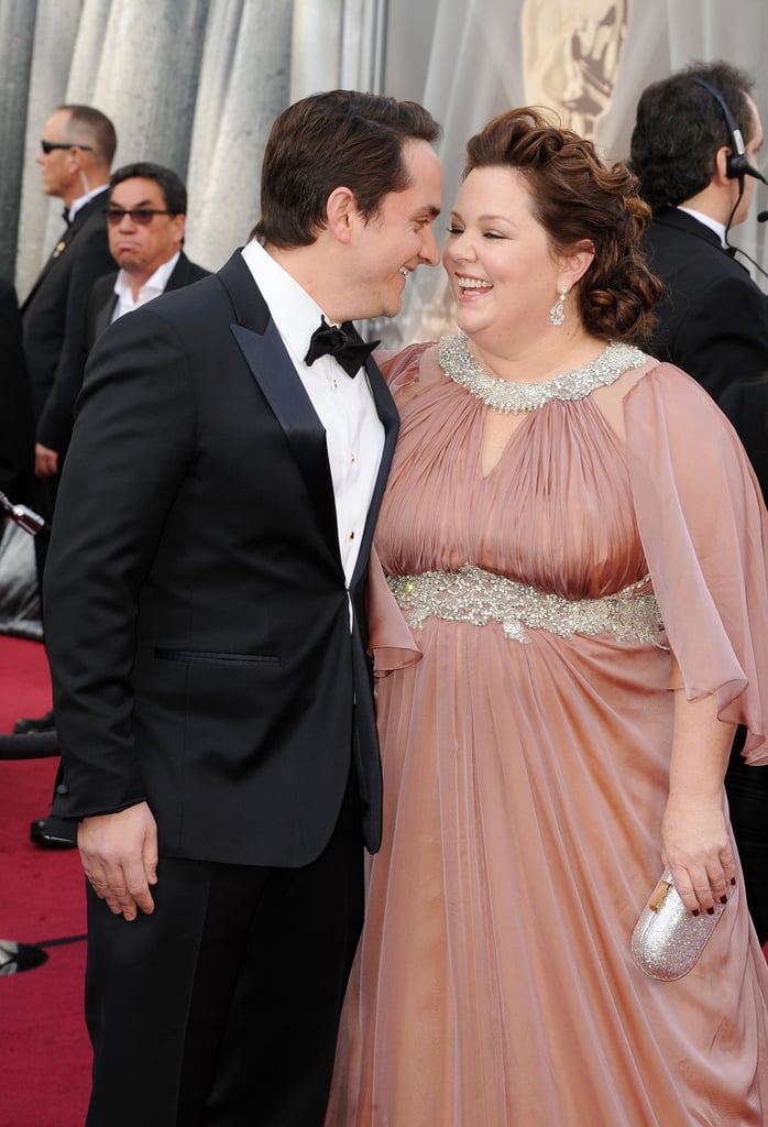 Feb. 26, 2012: Melissa McCarthy and Ben Falcone Attend the Oscars Together
