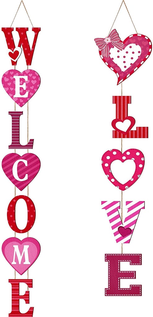 Two-Piece Valentine's Day Hanging Signs