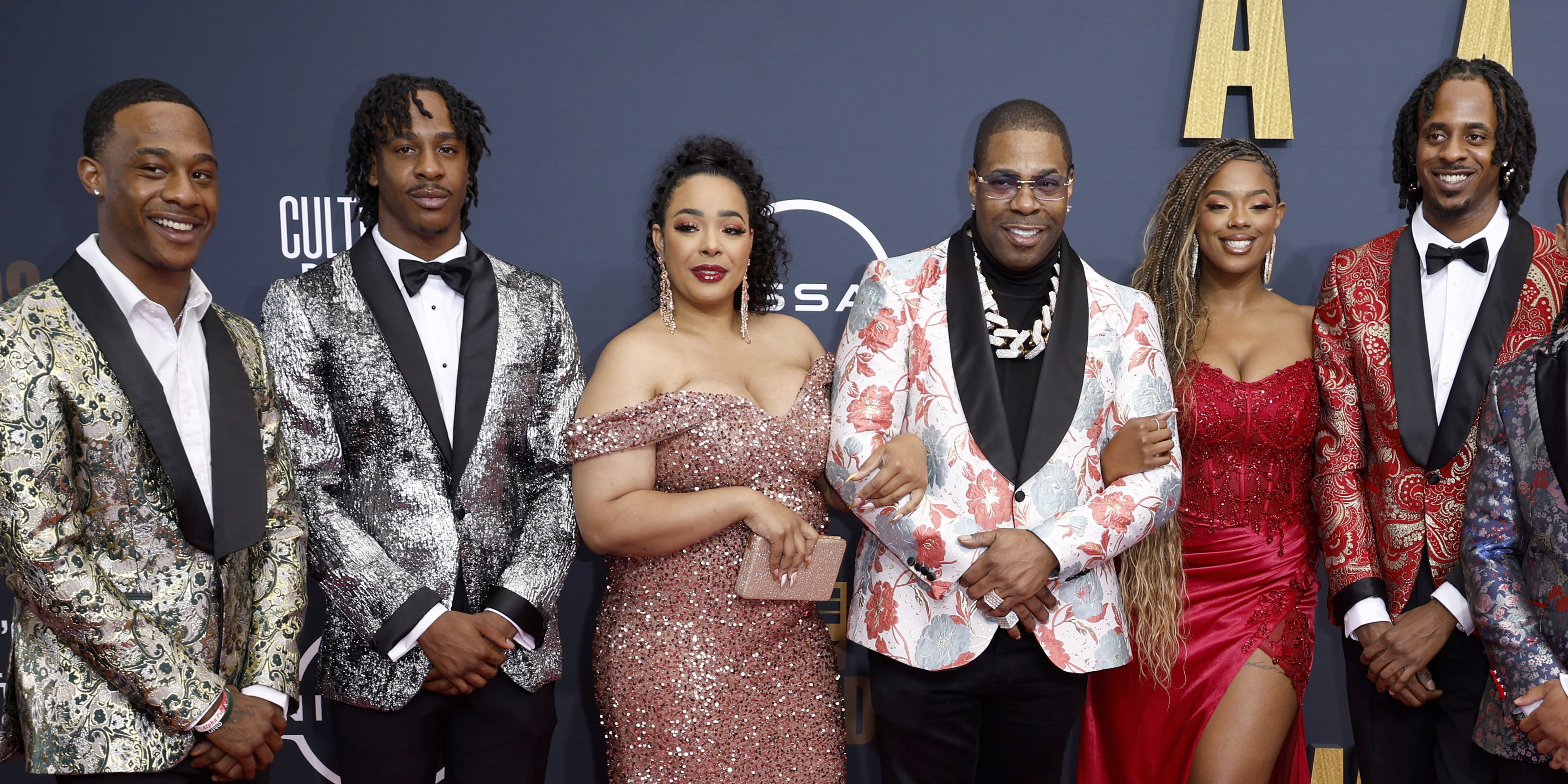 Busta Rhymes and His Kids Walk the BET Awards Red Carpet POPSUGAR