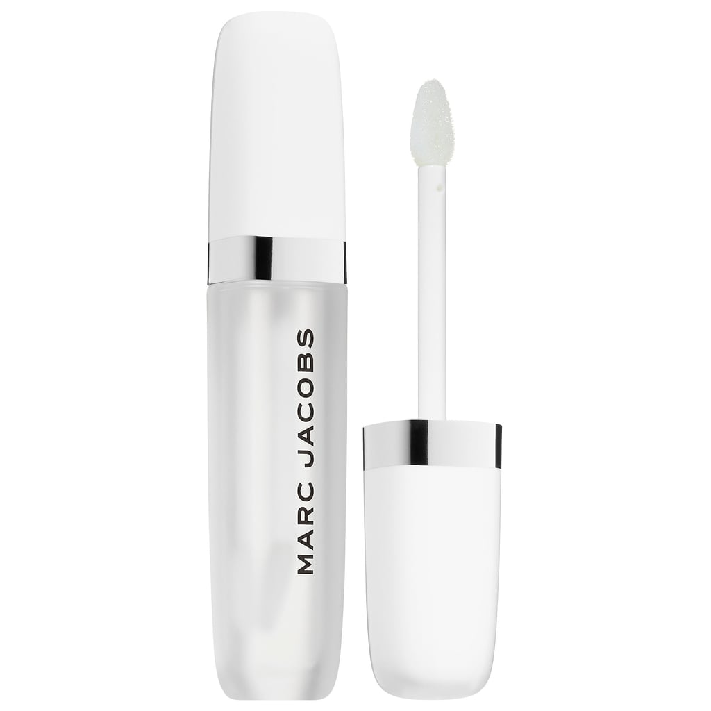 A lip scrubber spatula can also be used to scoop out your favourite balm or to even exfoliate with an oil like this Marc Jacobs Beauty Re(cover) Hydrating Coconut Lip Oil ($29), too.